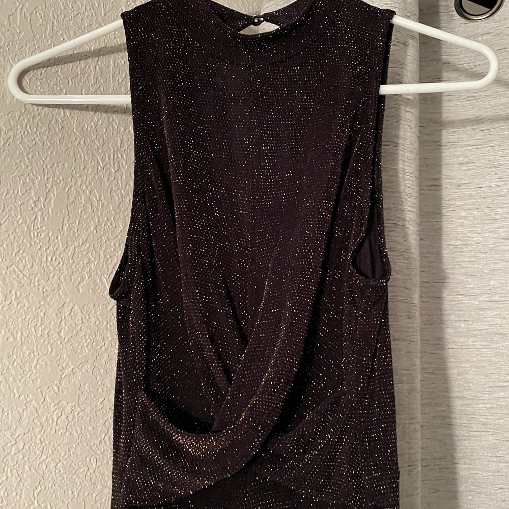 Venus black and gold sparkling jumpsuit